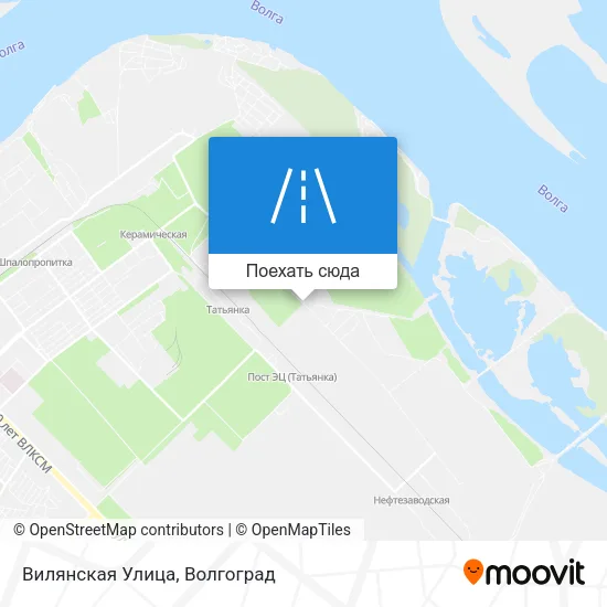 Карта Вилянская Улица