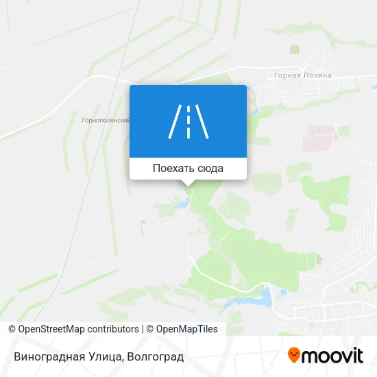 Карта Виноградная Улица