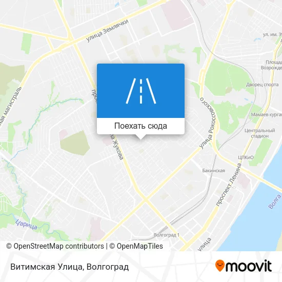 Карта Витимская Улица