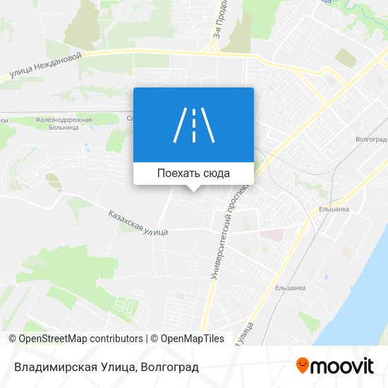 Карта Владимирская Улица