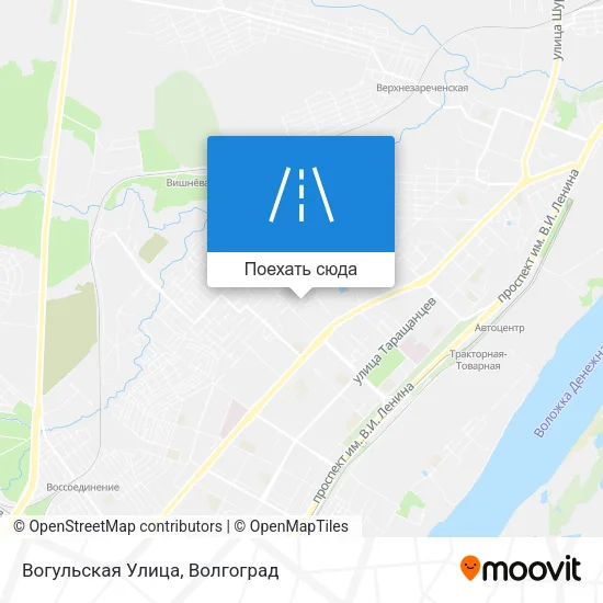 Карта Вогульская Улица