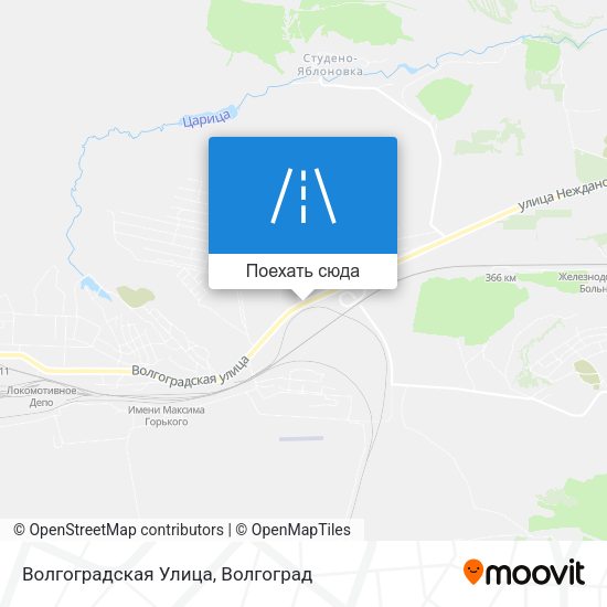 Карта Волгоградская Улица