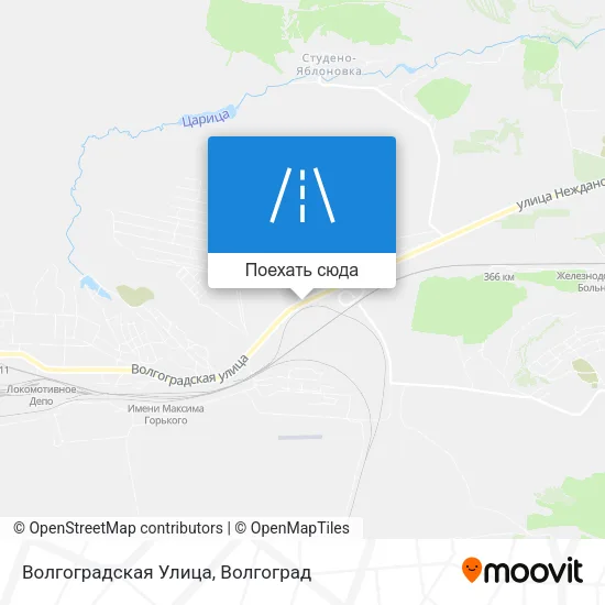 Карта Волгоградская Улица