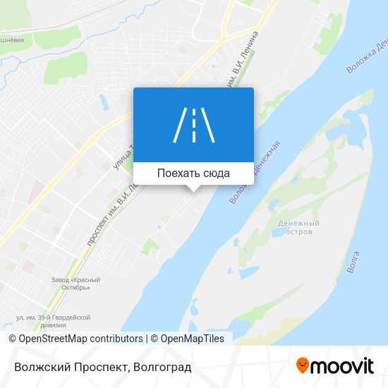 Карта Волжский Проспект
