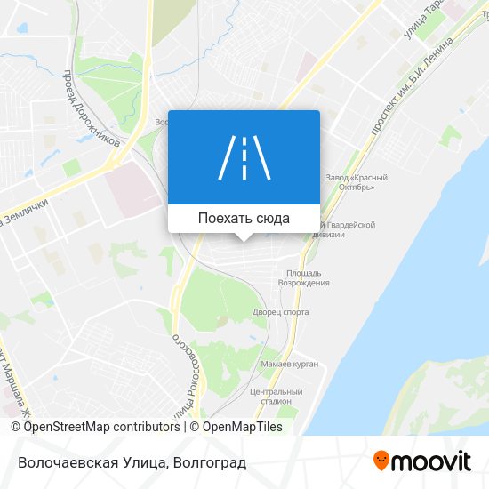 Карта Волочаевская Улица