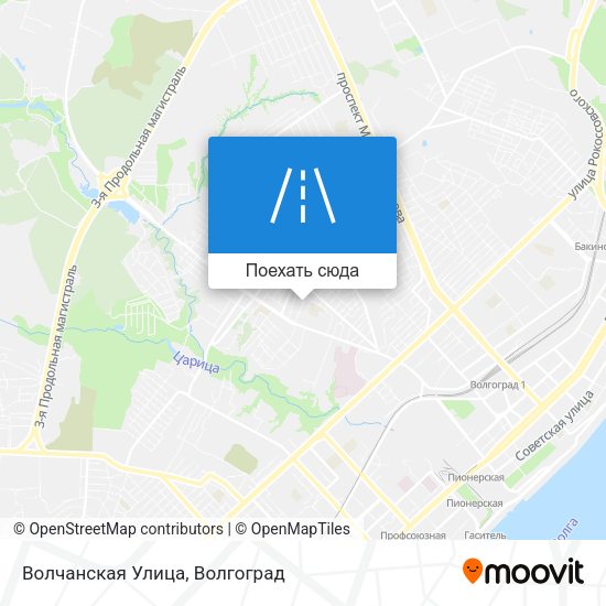Карта Волчанская Улица