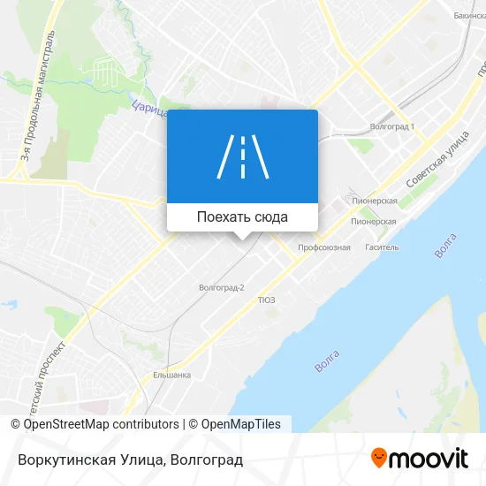 Карта Воркутинская Улица