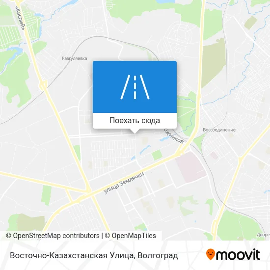 Карта Восточно-Казахстанская Улица