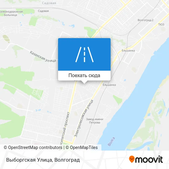 Карта Выборгская Улица