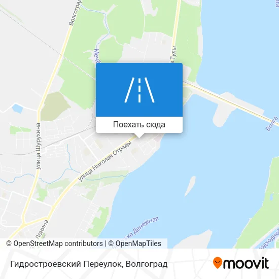 Карта Гидростроевский Переулок