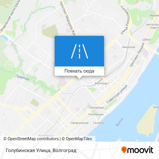 Карта Голубинская Улица