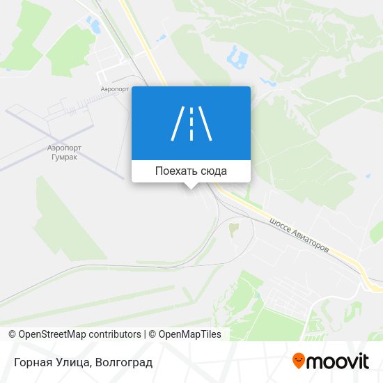 Карта Горная Улица