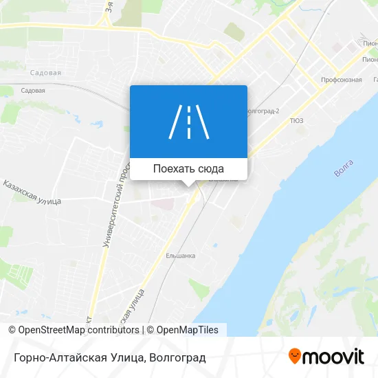 Карта Горно-Алтайская Улица