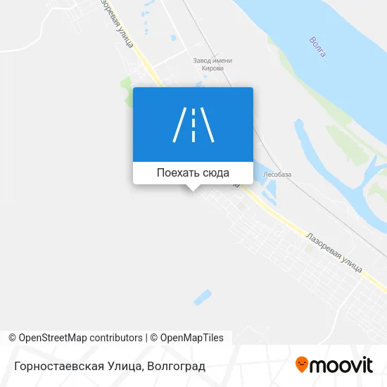 Карта Горностаевская Улица