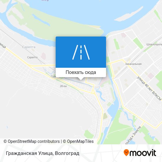 Карта Гражданская Улица