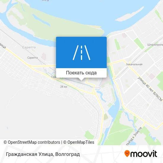 Карта Гражданская Улица