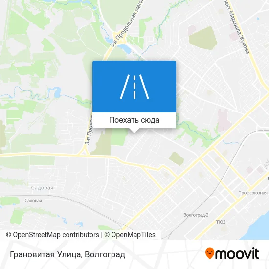 Карта Грановитая Улица