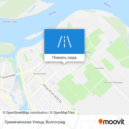 Карта Гремячинская Улица