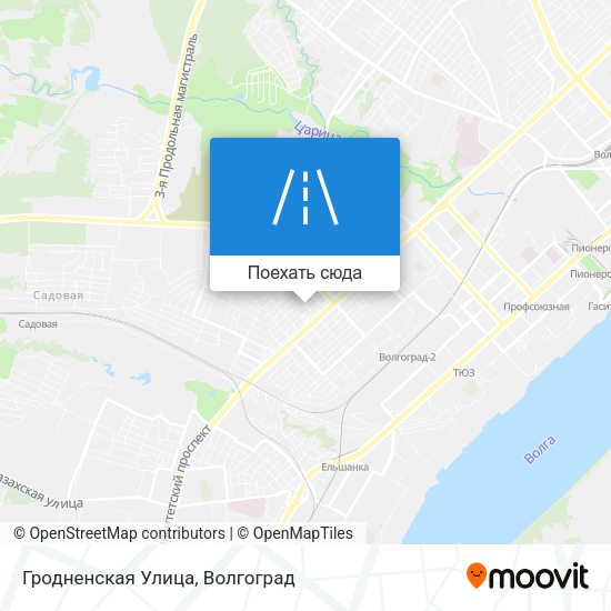 Карта Гродненская Улица