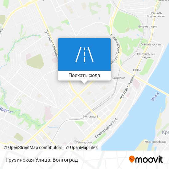 Карта Грузинская Улица