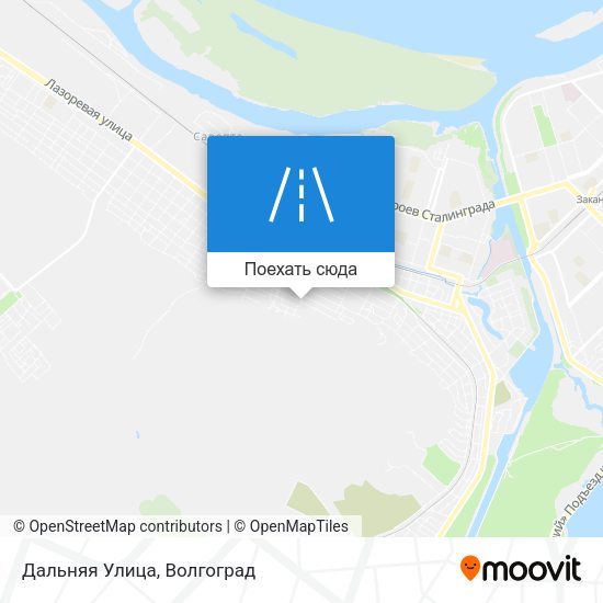 Карта Дальняя Улица
