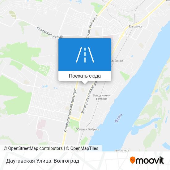 Карта Даугавская Улица