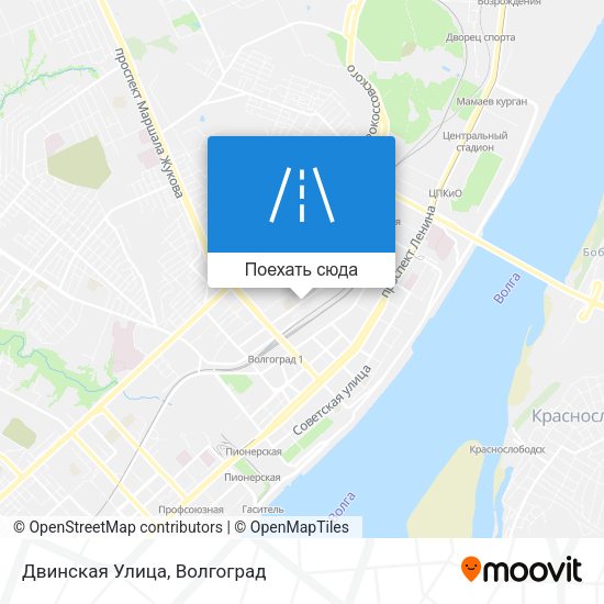 Карта Двинская Улица