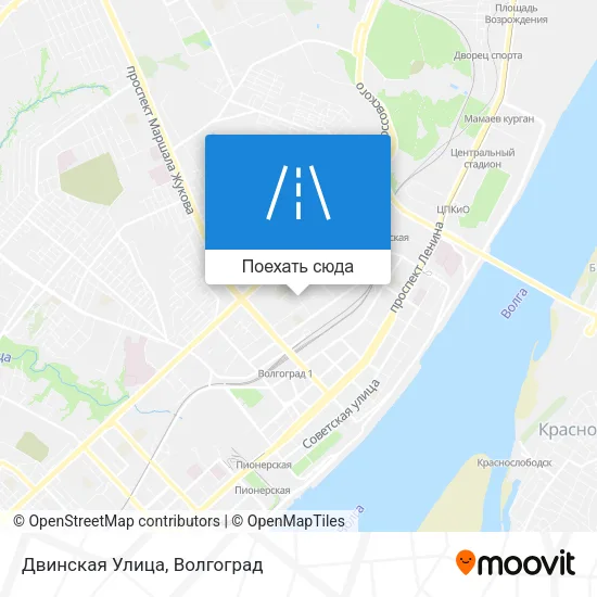 Карта Двинская Улица