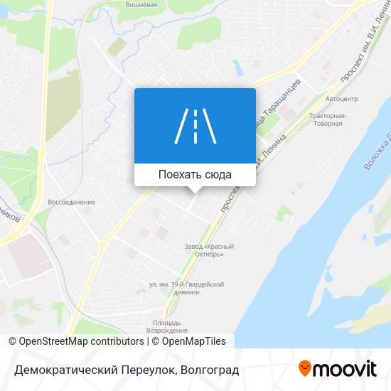 Карта Демократический Переулок
