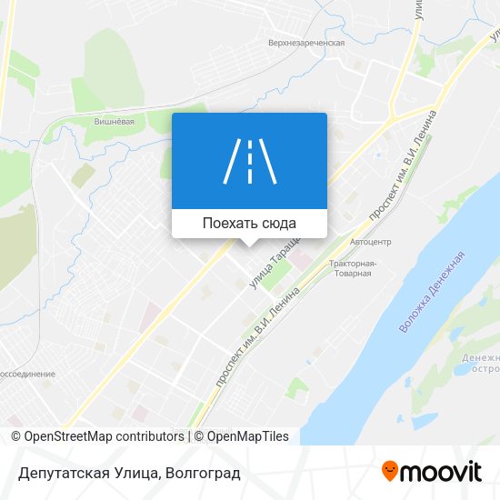 Карта Депутатская Улица
