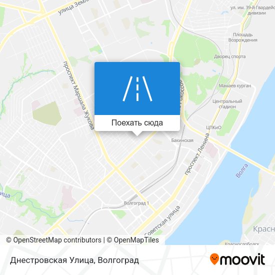 Карта Днестровская Улица