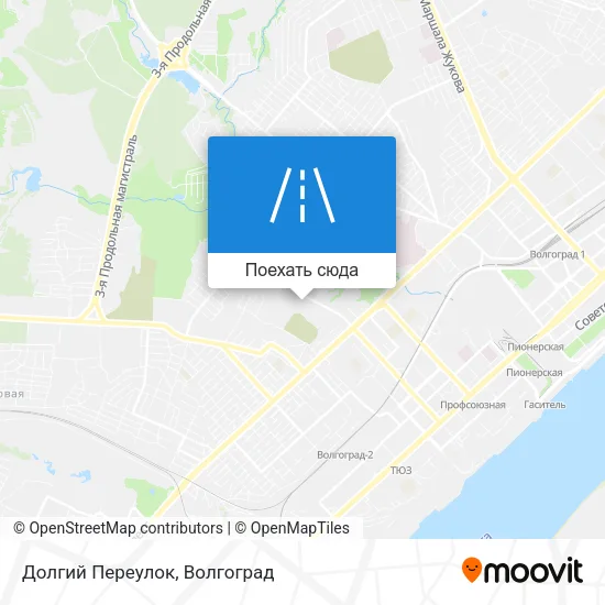 Карта Долгий Переулок
