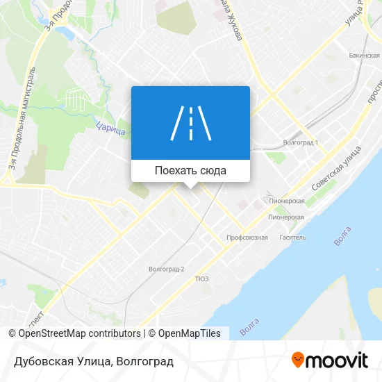 Карта Дубовская Улица