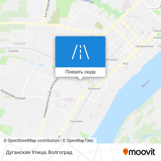 Карта Дуганская Улица