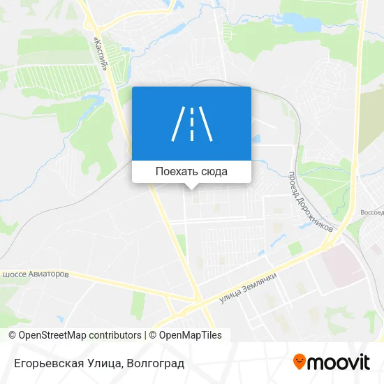Карта Егорьевская Улица