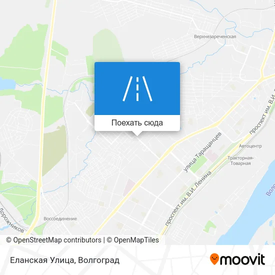 Карта Еланская Улица