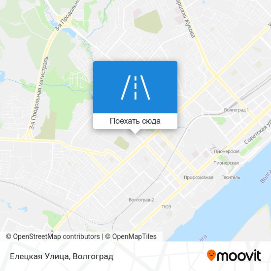 Карта Елецкая Улица