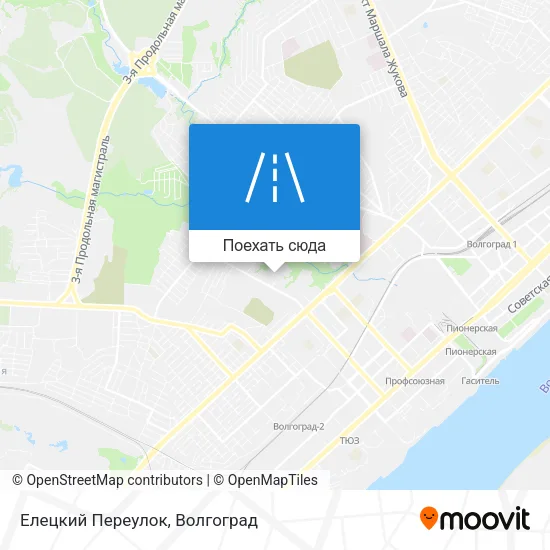 Карта Елецкий Переулок