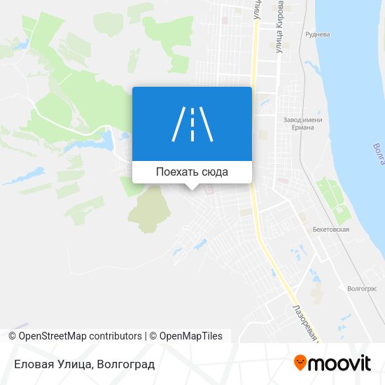 Карта Еловая Улица