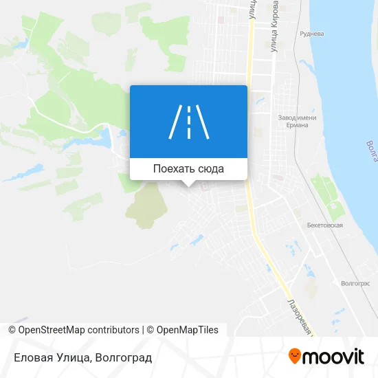 Карта Еловая Улица