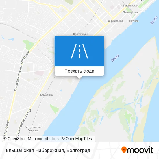 Карта Ельшанская Набережная