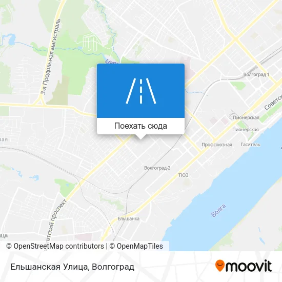 Карта Ельшанская Улица