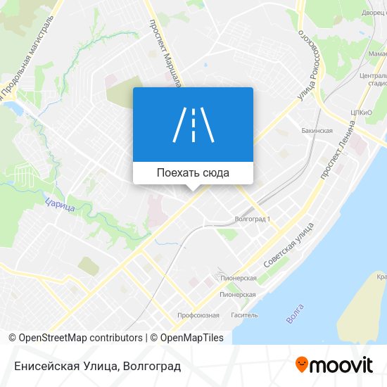 Карта Енисейская Улица