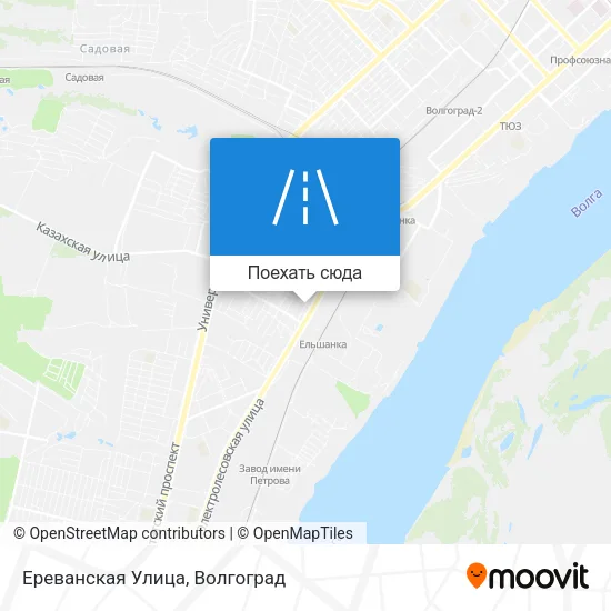 Карта Ереванская Улица