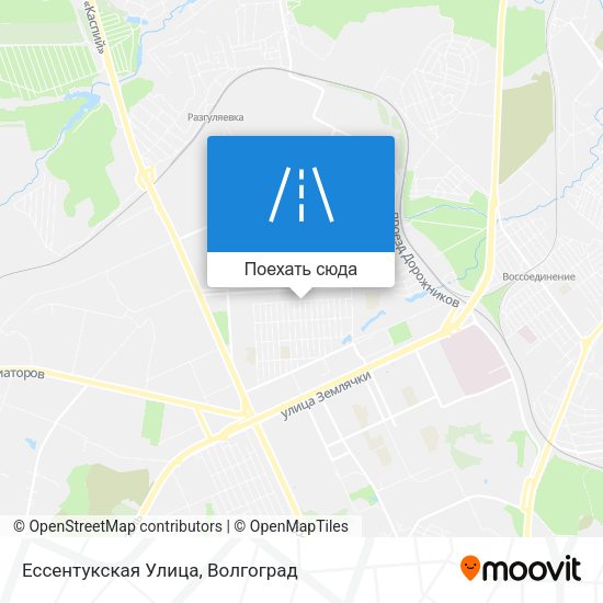 Карта Ессентукская Улица