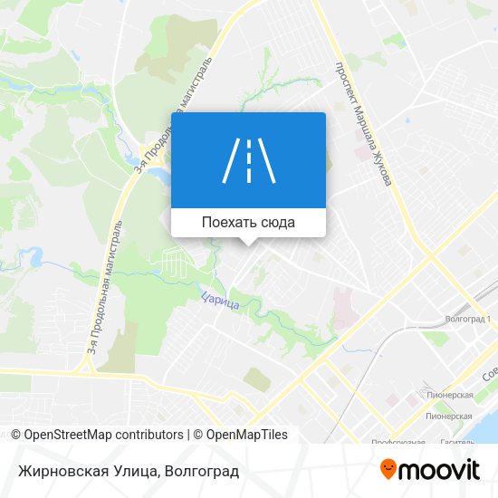 Карта Жирновская Улица