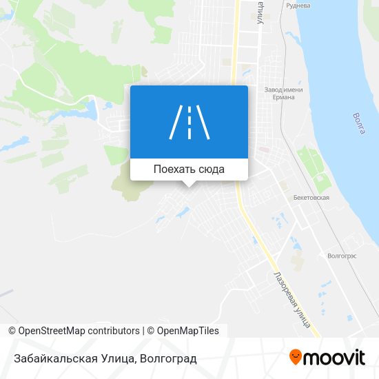 Карта Забайкальская Улица
