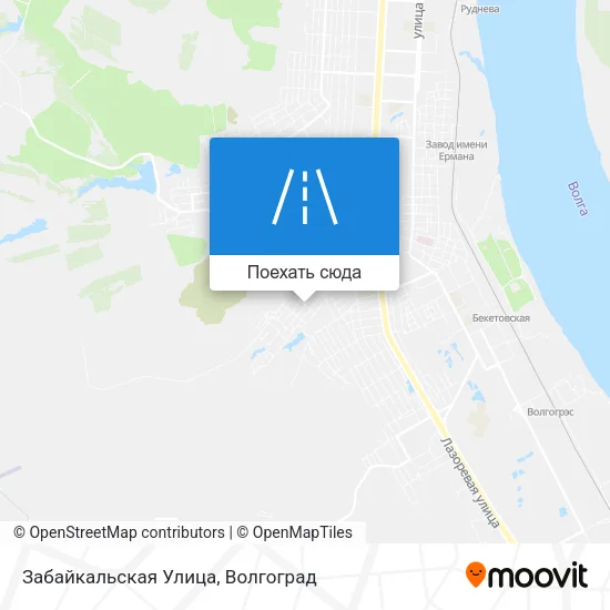 Карта Забайкальская Улица