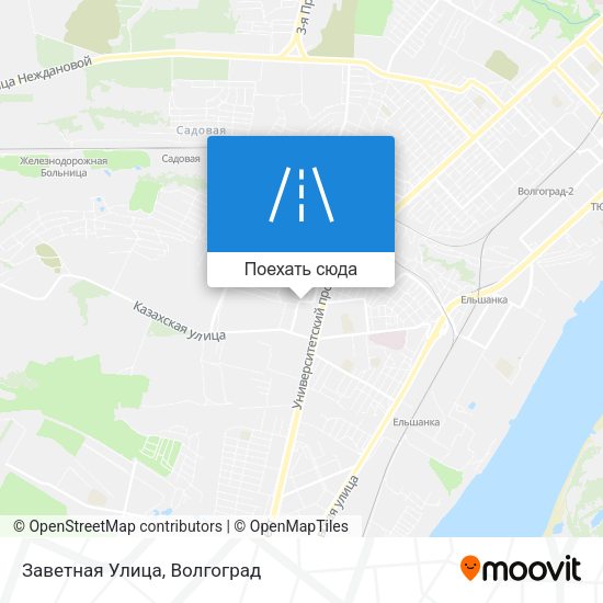 Карта Заветная Улица