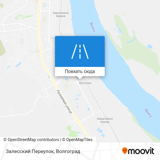 Карта Залесский Переулок